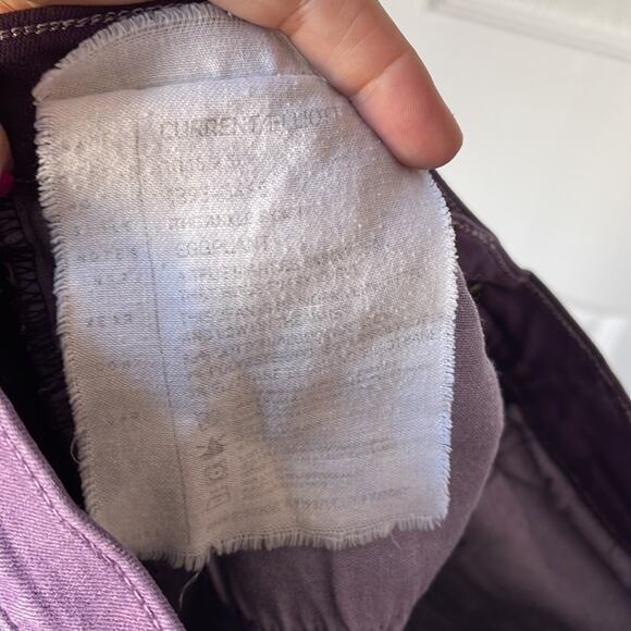 Current/Elliott Ankle Skinny in Eggplant - Picture 4 of 4